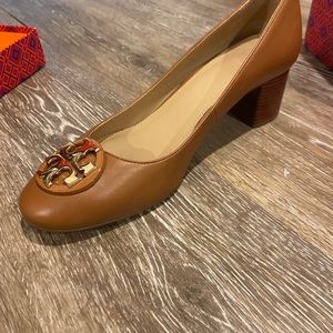 Tory Burch leather pumps janey calf leather heel